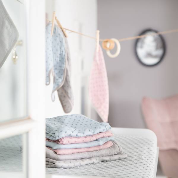 Couches textiles Lil Planet Rose clair