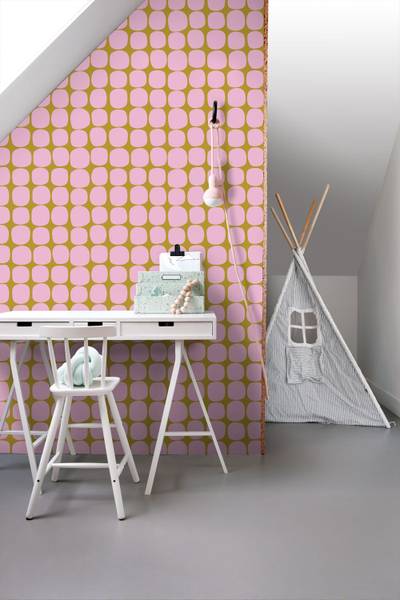 Tapete 131983 Violett - Papier - 50 x 900 x 50 cm