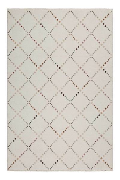 Kurzflorteppich Ina Beige - 80 x 150 cm