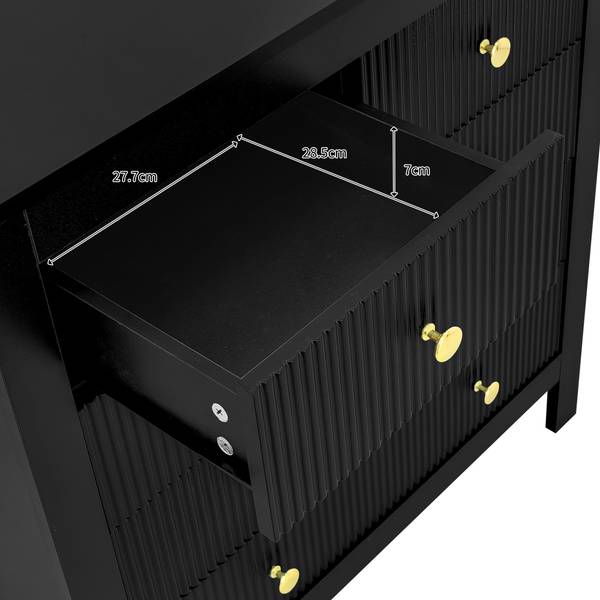 Commode LineSun Ⅴ zwart