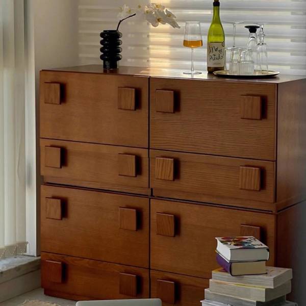 Beistellschrank  Z504850 Braun - Massivholz - 58 x 50 x 40 cm