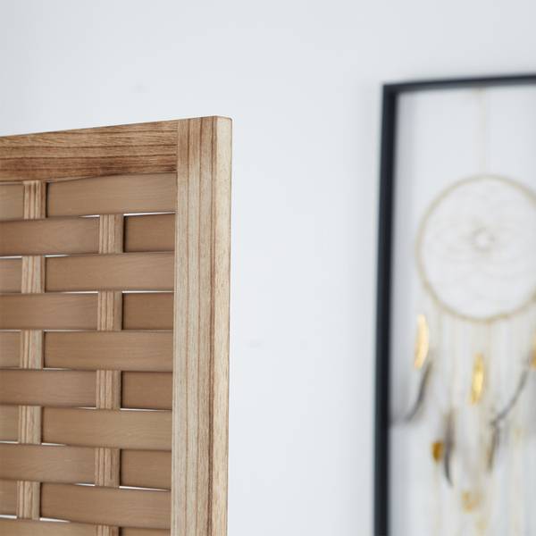 Paravent 2020 Schwarz - Holz teilmassiv - 120 x 170 x 2 cm