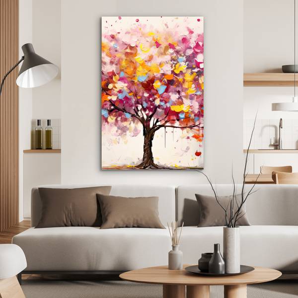 METALLBILD Aquarell 60 x 90 cm