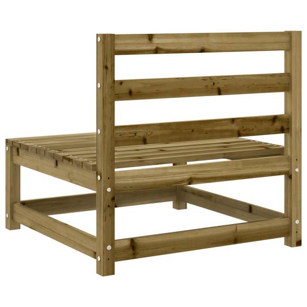 Garten-Lounge-Set 3042326-1 (8-teilig) Braun - Kiefer - 70 x 30 x 70 cm