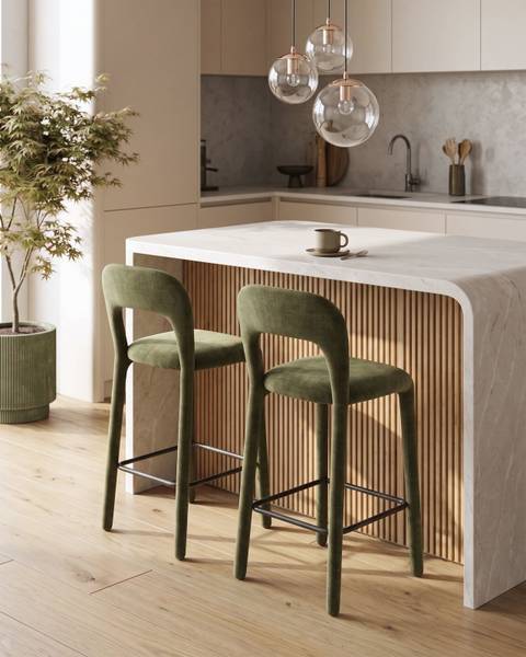 Hocker LAKEVILLE 2-tlg Grün