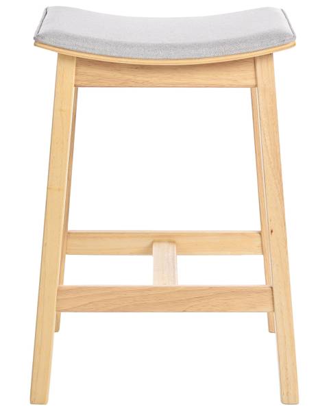 Hocker DIXON 2-tlg Braun - Grau - Hellgrau