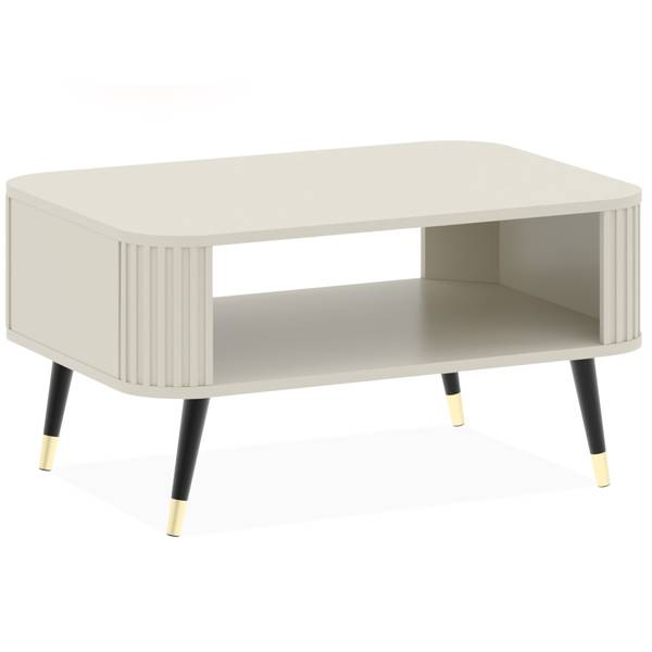 Couchtisch PURA Weiß - Holzwerkstoff - 80 x 52 x 60 cm