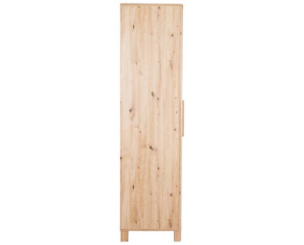 Kleiderschrank 3-türig Marlon Braun - Weiß - Holzverbundwerkstoff - 130 x 195 x 51 cm