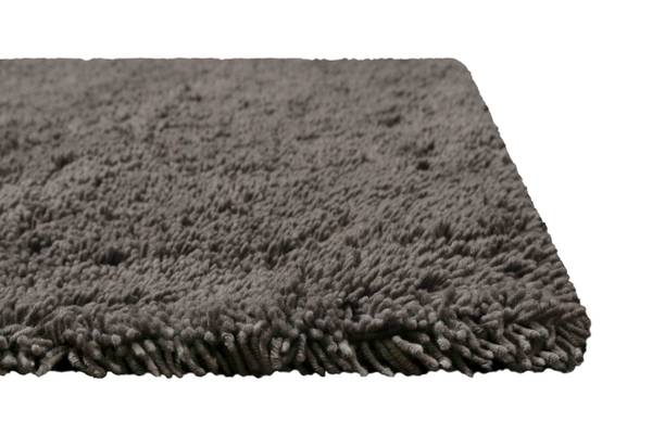 Hochflorteppich Rossi Grau - 70 x 140 cm