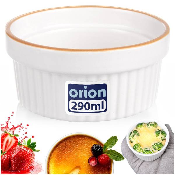 Auflaufform 112837 Weiß - Keramik - 12 x 5 x 12 cm