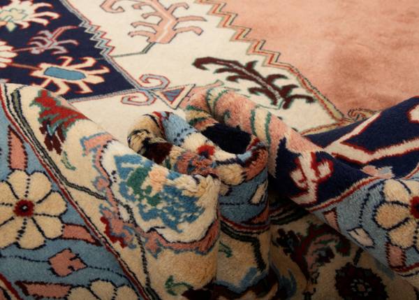 Tapis Täbriz XIV Beige - Laine - 204 x 1 x 297 cm