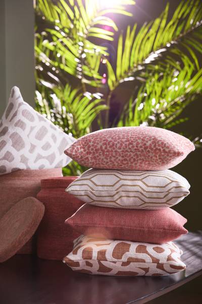 Dekokissen ALPENA Orange - Textil - 45 x 10 x 45 cm