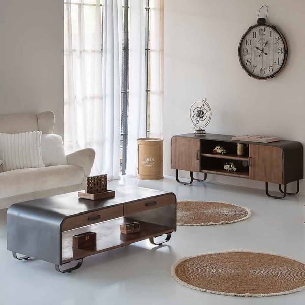 Couchtisch Duna Braun - Holzwerkstoff - 120 x 41 x 62 cm