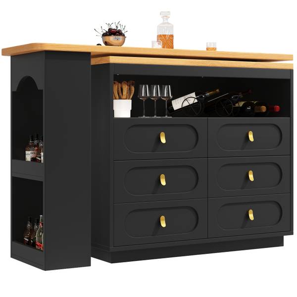 Bartisch Eurynom Ⅰ Schwarz - Holz