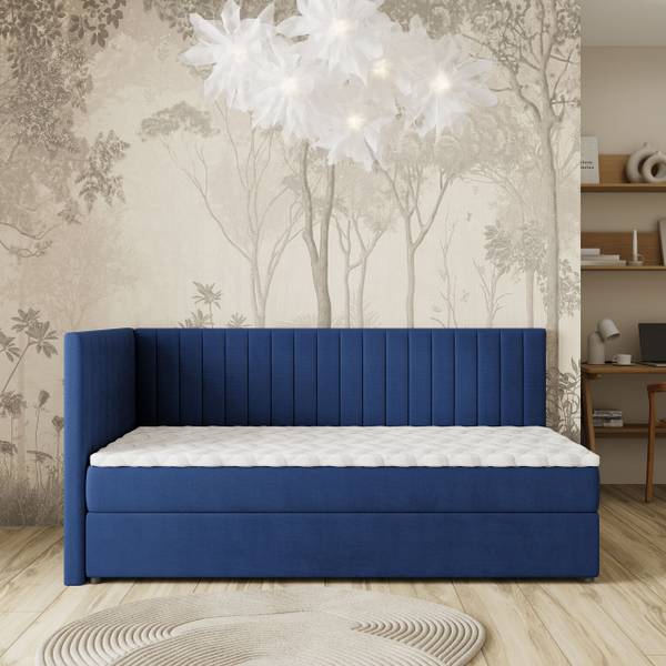 Boxspringbett ARIS K L-S Blau