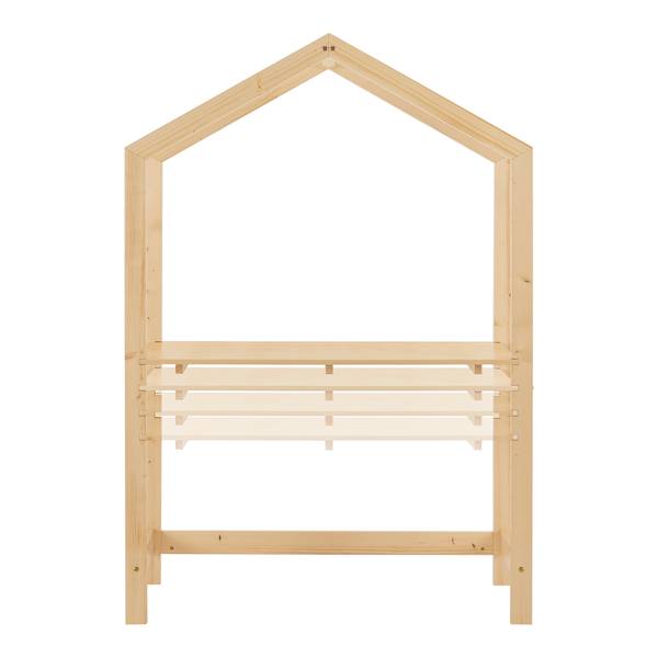 Kinderschreibtisch Suså Beige - Massivholz - 110 x 160 x 50 cm