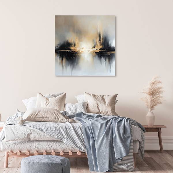 Wandbild Nebel 40 x 40 cm