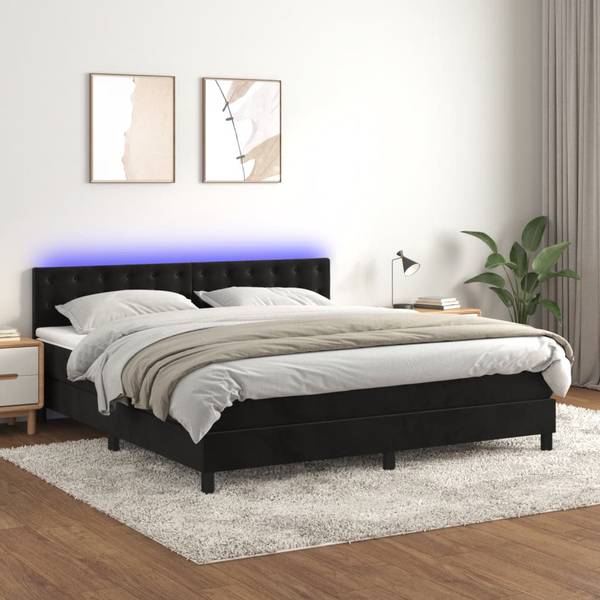 Boxspringbett 3017268-21 Schwarz - Breite: 180 cm