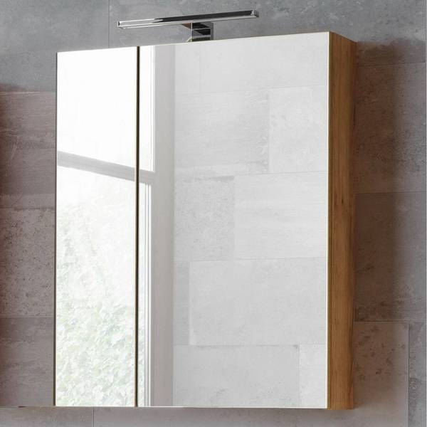 Badmöbel-Set TOSKANA-56-530 5er-Set Weiß - Holzwerkstoff - 260 x 190 x 46 cm