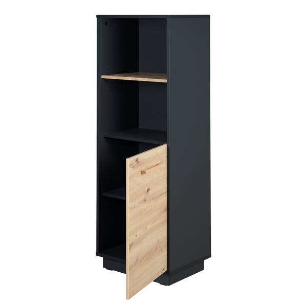 Standregal Lenn Grau - Holzwerkstoff - 55 x 150 x 40 cm