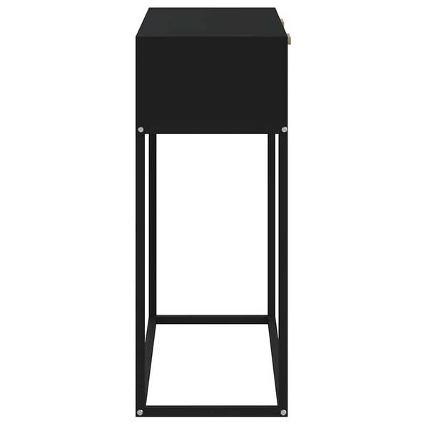 Konsolentisch 3028371 Schwarz - Holzwerkstoff - 80 x 75 x 30 cm