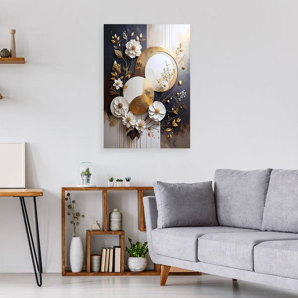 Wandbild Blumen 70 x 100 cm