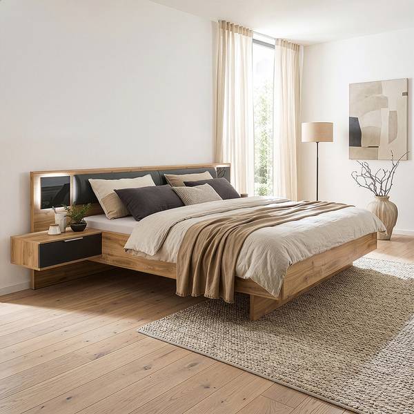 Bett VIESTE-43-47 Breite: 289 cm