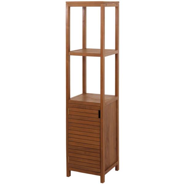 Regal M84 Braun - Teakholz - 40 x 180 x 40 cm