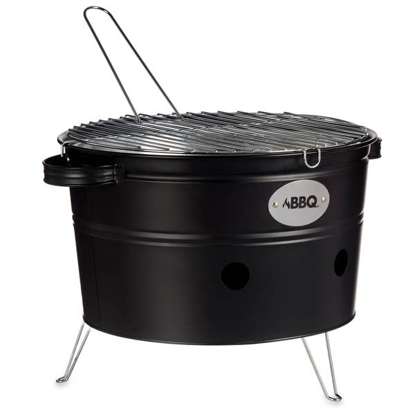Grill BBQ Schwarz - Metall - 35 x 21 x 42 cm