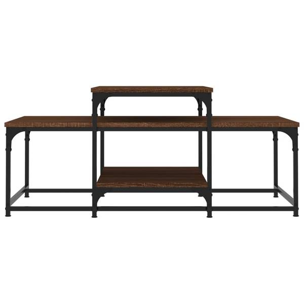 Couchtisch D772 Eiche Schwarzbraun Dekor