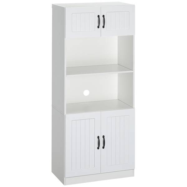 Küchenschrank 835-684V90WT Weiß - Holzwerkstoff - 40 x 170 x 70 cm