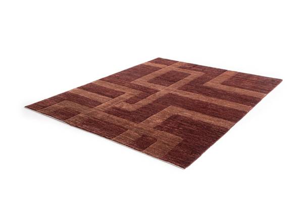 Tapis Juma XXXVIII Marron - Laine - 201 x 2 x 244 cm