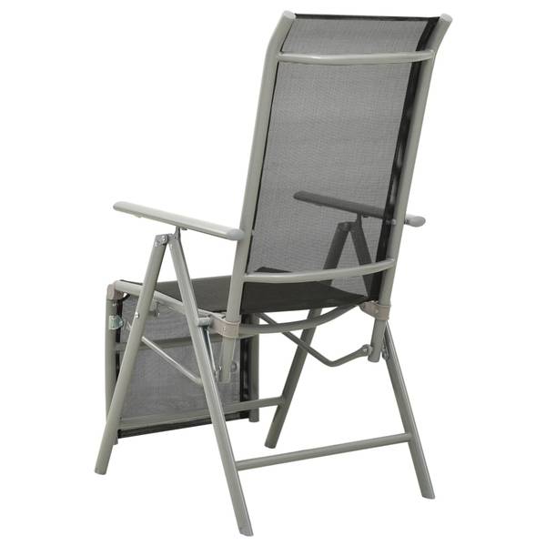 Gartenstuhl 3007838 (2er Set) Silber - Aluminium - 69 x 110 x 59 cm