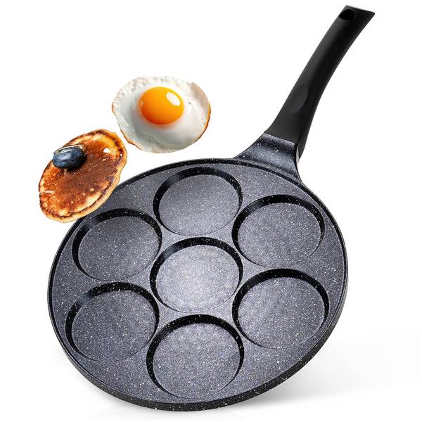 Spiegeleipfanne 199082 Schwarz - Metall - 26 x 6 x 46 cm