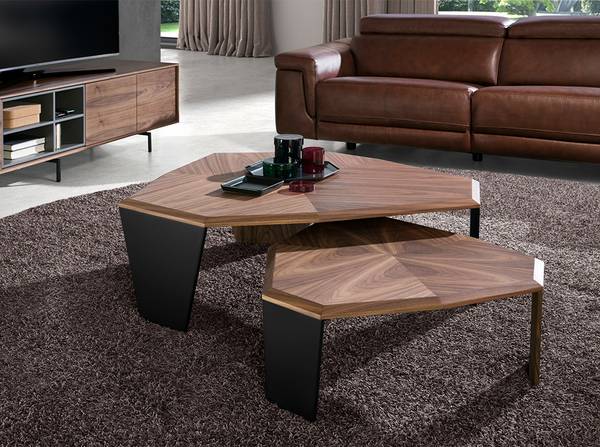 Couchtisch 2136 Braun - PVC - 115 x 40 x 96 cm