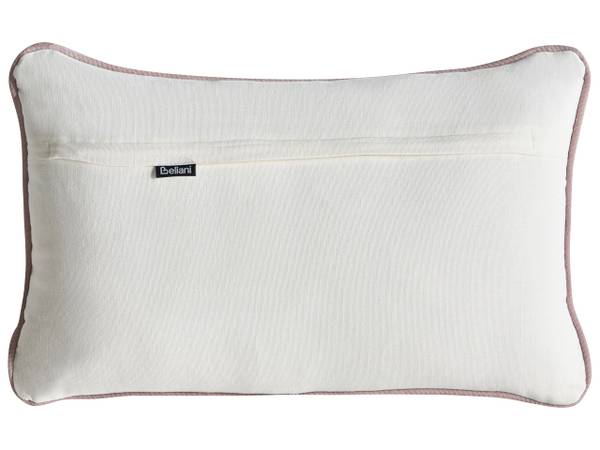 Dekokissen PENTACE 3-tlg Pink - Naturfaser - 45 x 5 x 45 cm