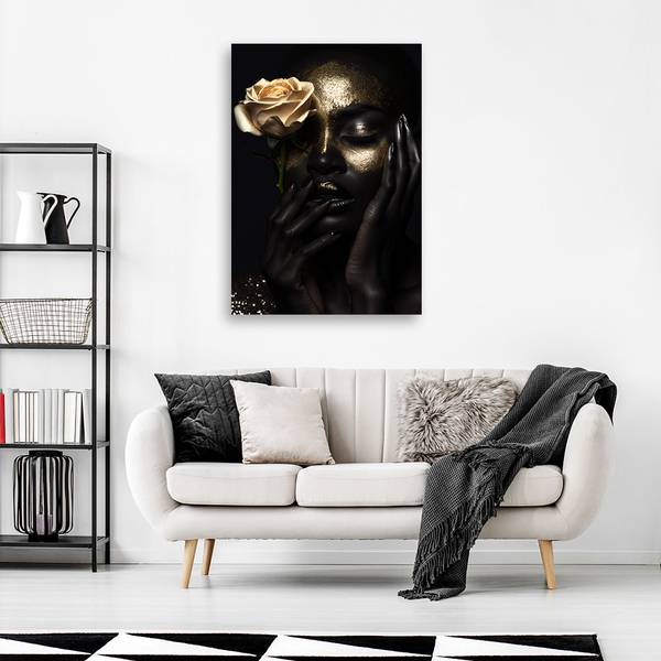 Wandbild Frau 40 x 60 cm
