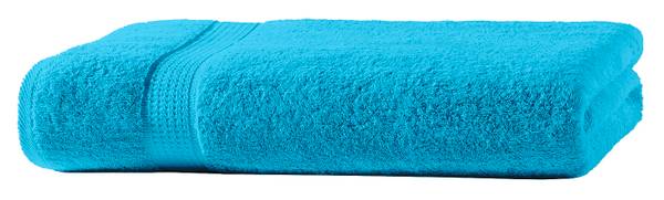 Badetuch türkis 100x150 cm Frottee Türkis - Frottee - 100 x 1 x 150 cm