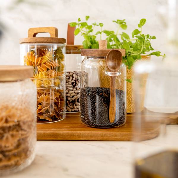 Glasbehälter CARLOS Glas - 10 x 17 x 10 cm