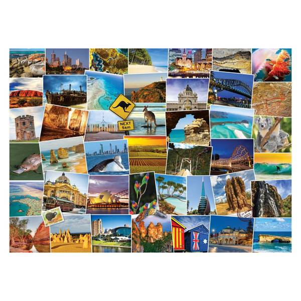 Puzzle Globetrotter Australien Papier - 26 x 6 x 36 cm