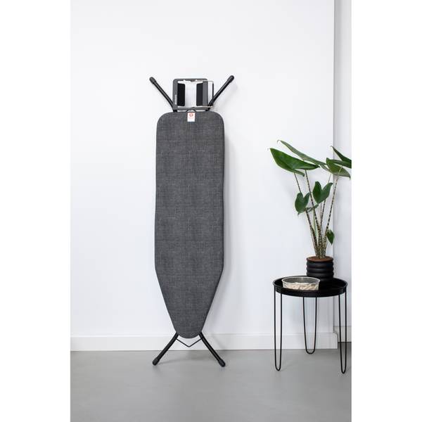 Bügeltischbezug B Schwarz - Textil - 52 x 1 x 135 cm