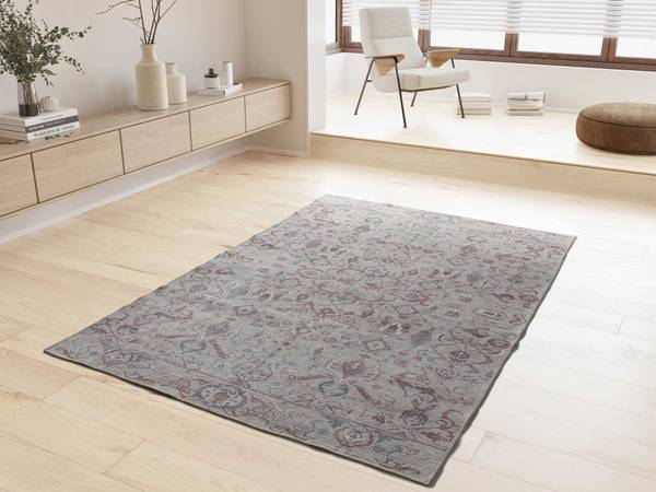 Vintage- Teppich MANDALA Braun - Chenille - Polyester - 120 x 2 x 170 cm