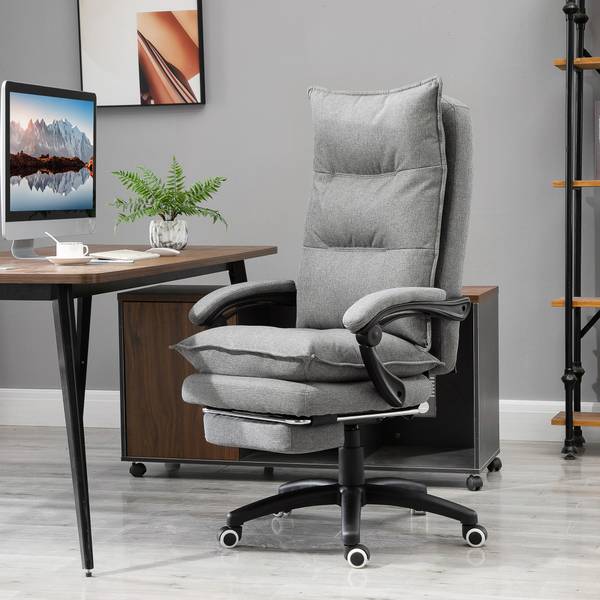 Bürostuhl mit Massagefunktion 921-232GY Glas Grau