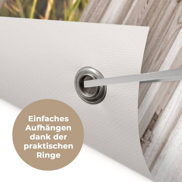GARTENPOSTER Strandweg 180 x 120 cm