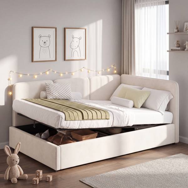 Kinderbett TIAE381 Ⅰ Beige