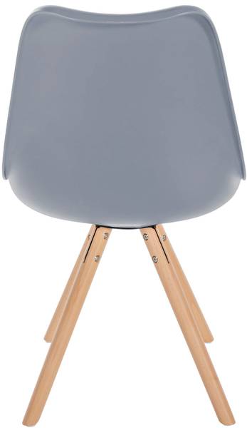 Esszimmerstuhl Sofia 4er Set Grau - Kunststoff - 48 x 81 x 54 cm