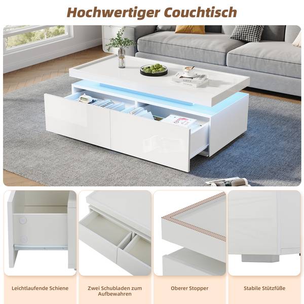 Couchtisch Eos Ⅷ Weiß