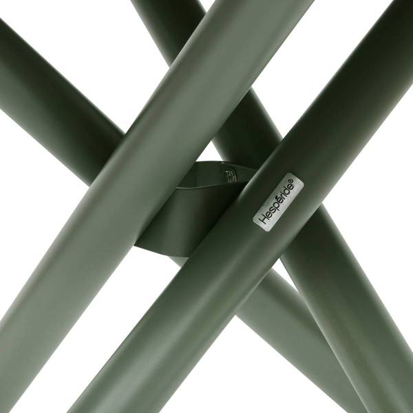 Gartentisch NEBULLIA Grün - Metall - 105 x 75 x 105 cm