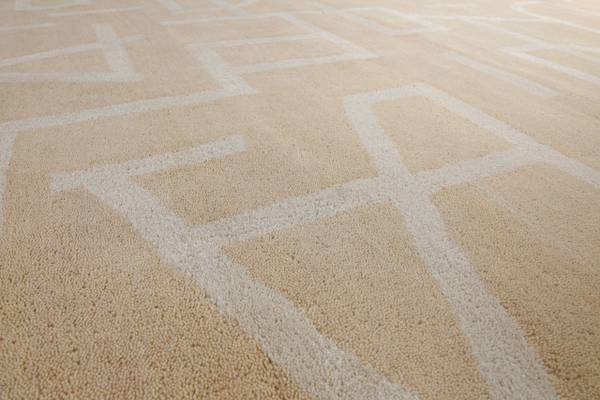 Wollteppich Beatrice Beige - Sandbraun - 70 x 140 cm