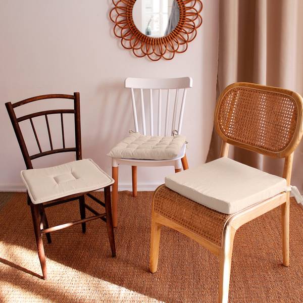 Sitzkissen für Stühle 3661090046032 Ecru